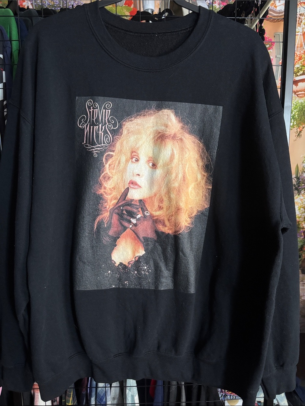 Stevie Nicks Black Graphic Sweatshirt -No tag XL